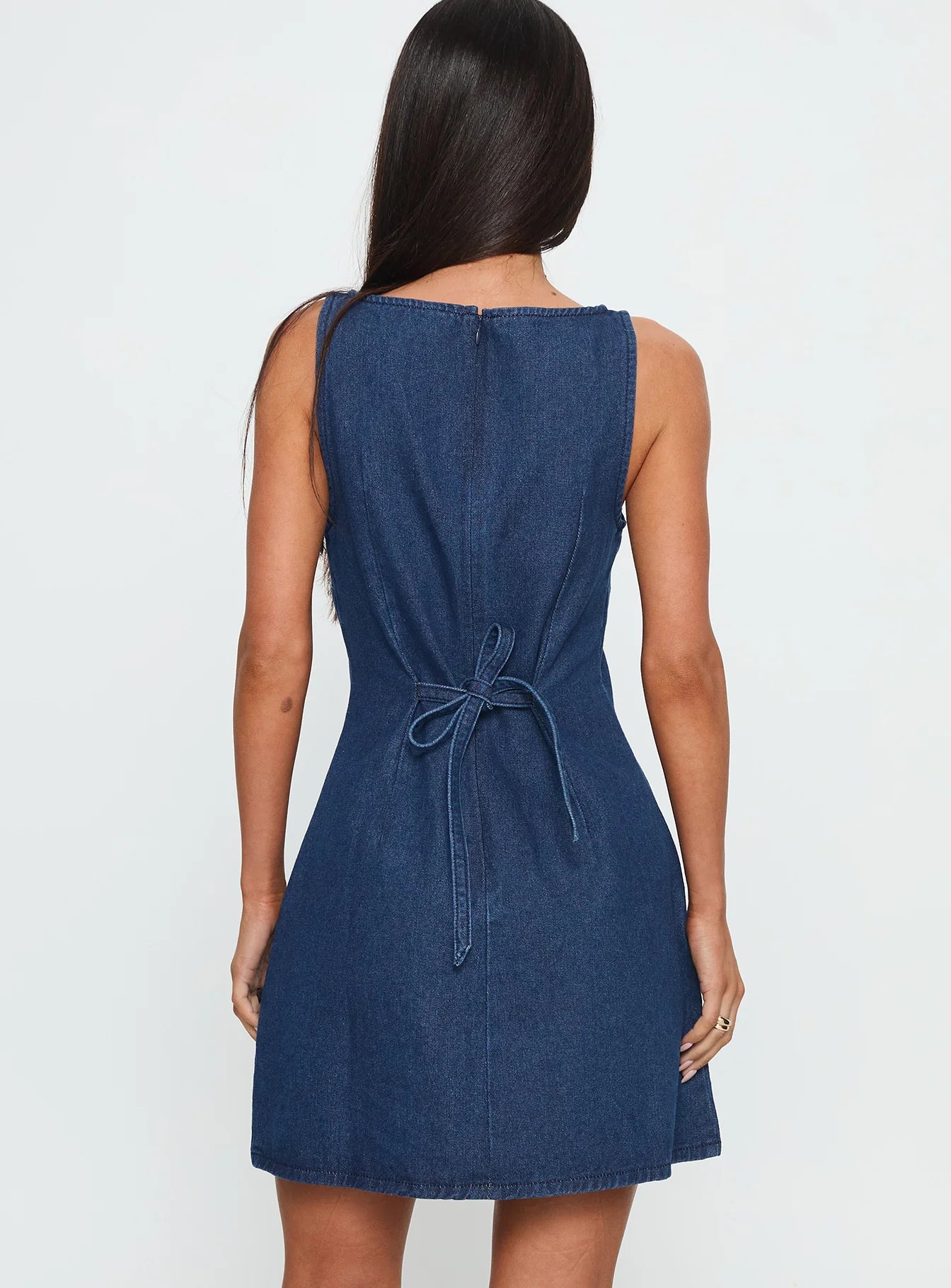 Indigo Curve Denim Dress